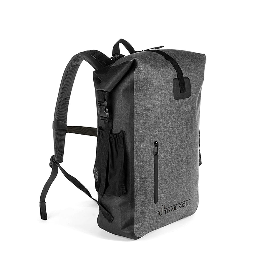 Grey and Black Cambridge Kayaks Dry Bag Backpack